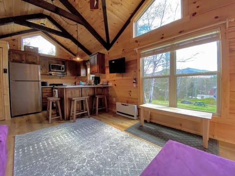 The Boulder Mountain View Swedish Steam is one of 9 Tiny Home rental options at Boulder Mountain View. It faces the mountain for provides delightful views.