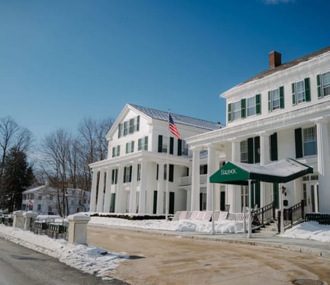 Historic building in winter.