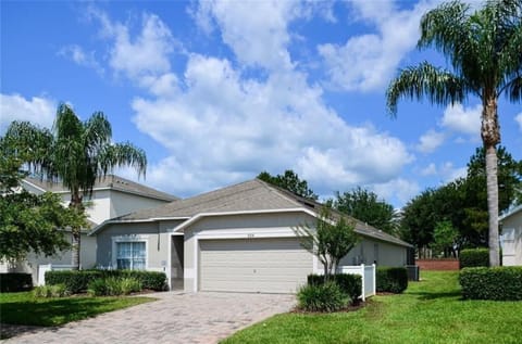 Front of this stylish updated home with west-facing private pool, games room 