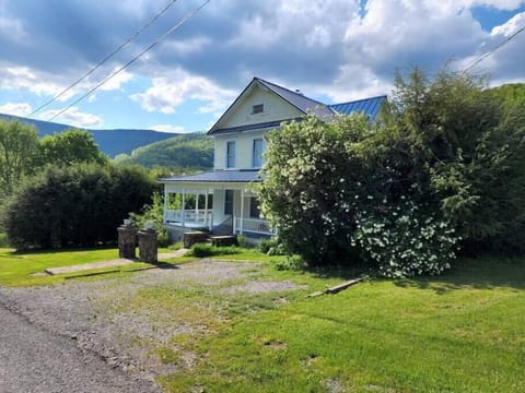 Front looking down the street