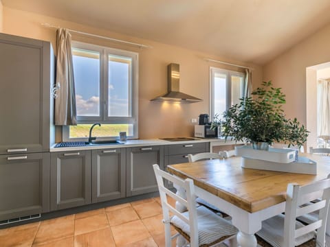 Furniture, Kitchen, Interior Design, Kitchen Appliance, Countertop, Cabinetry, Major Appliance, Wood, Flooring, Ceiling