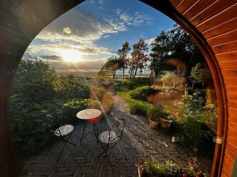 Belhaven Bay Pod - view from the door