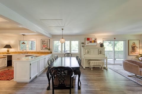 Open Kitchen and Dining Area 