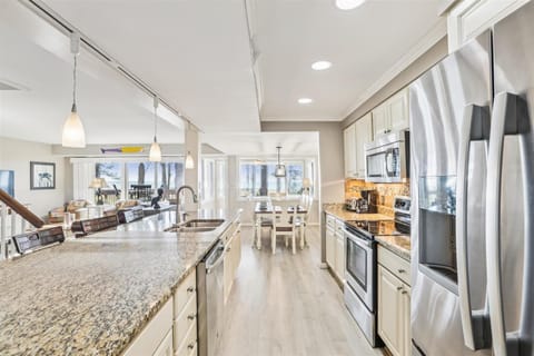 Updated Kitchen at 1415 South Beach Villa