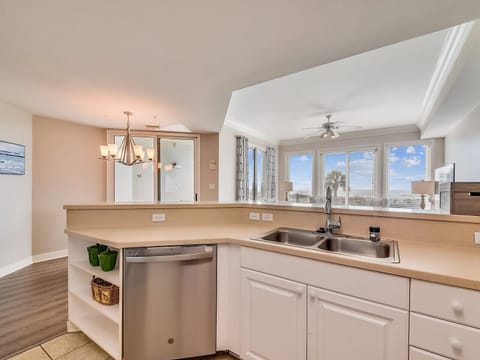 Enjoy Ocean Views from Kitchen at 3102 Sea Crest