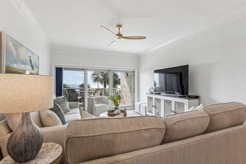 Living Room with Balcony Access at 445 Captains Walk