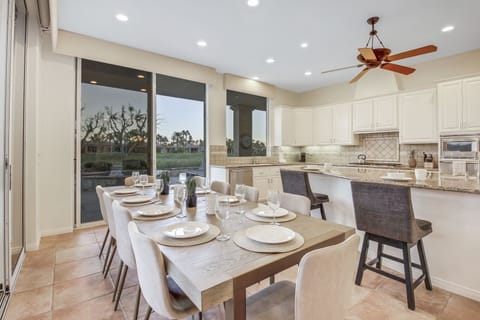 Ask about our concierge service, they can help with a private chef for a fun themed dinner!