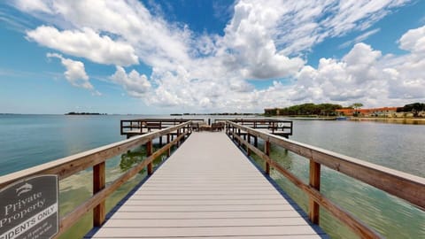 Beautiful dock to watch sunsets and dolphins, go fishing or just enjoy the views