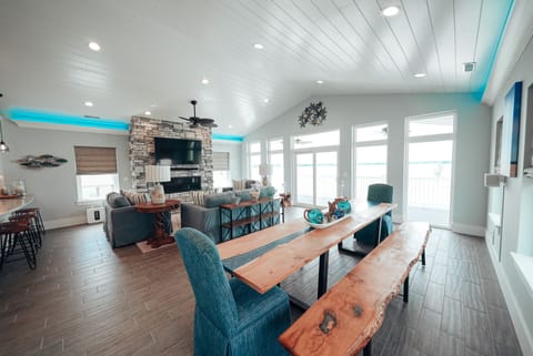 Living room located on the third floor