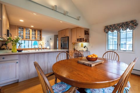 Informal dining area.