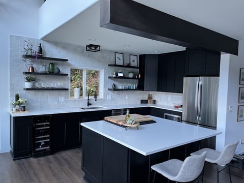 Kitchen.. w/ wine fridge