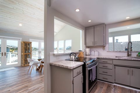 Kitchen is fully equipped for all your culinary adventures