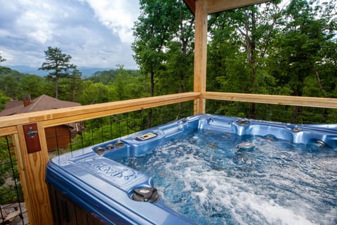 Hot tub views from the top deck!