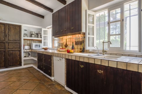 Kitchen near a second kitchen