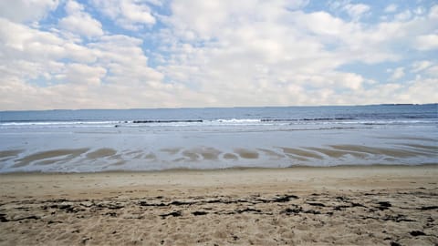 Walk to the sandy beach