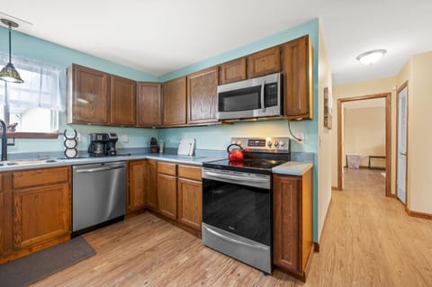Lots of space and Stainless Appliances.