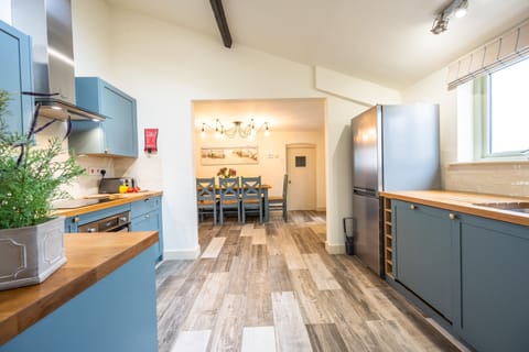 Ground floor: The modern kitchen is spacious and well-equipped
