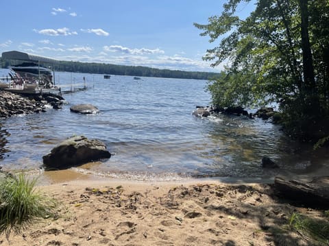 Lovely sandy beach to relax on!