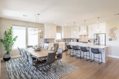 Dining Room View - With an open and spacious floor plan, the Dining Room and Kitchen can accommodate meal preparations for groups large or small.