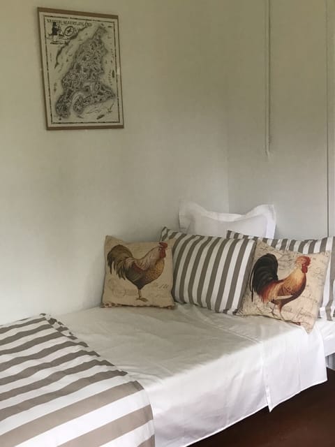 Main floor twin bed w/attached bath.