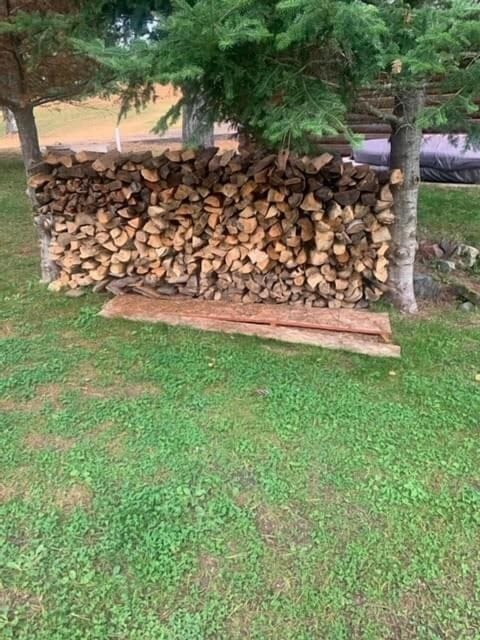 Firewood is provided for free!