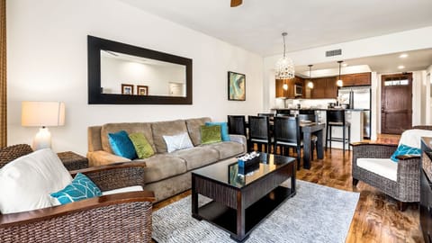 Living and dining area.