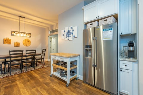 Kitchen and dining area