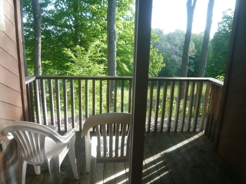 Patio Balcony - Sunset lake view to the right