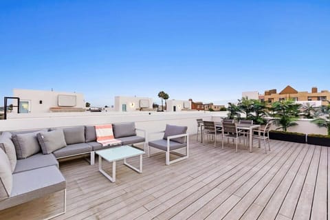 Rooftop views of Hollywood, California.