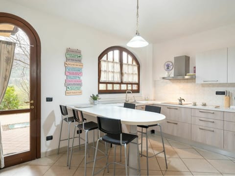 Sky, Cloud, Food, Plant, Tableware, Table, Window, Mountain, Fruit, Wood