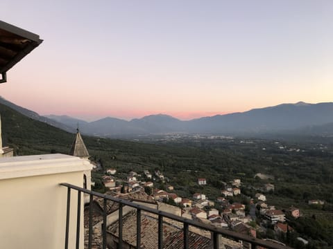 the view from the upper terrace