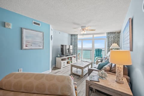 Laguna Keyes 710 offers spectacular views from the living room and balcony.