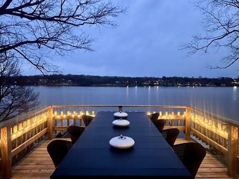 Elevated deck with spectacular views