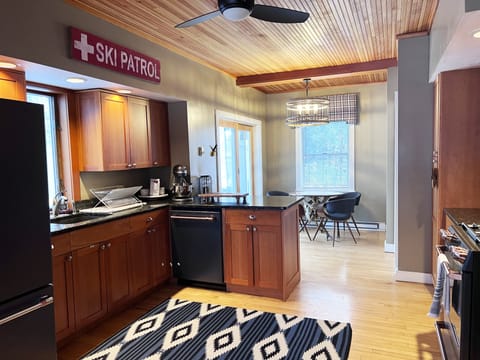 Thoughtfully stocked kitchen 