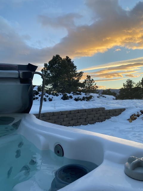 View from the hot tub 