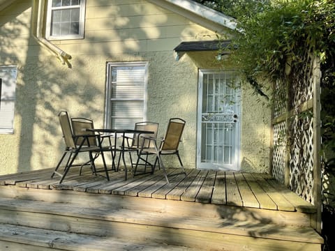 Patio/deck out kitchen door