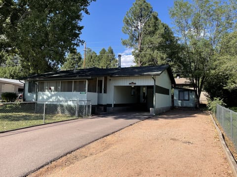 Two driveways with enough room for trucks and trailers if you're bringing toys.