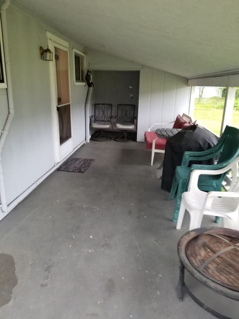 patio with furniture