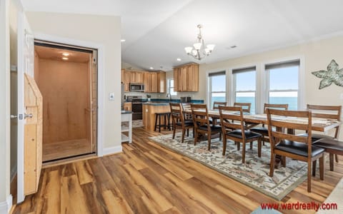 Dining Area and Elevator on Top Floor