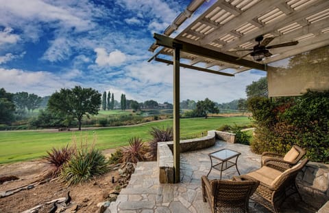 Back Lower Patio, looking over the 5th fairway