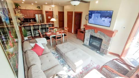 Open living space for family and friends with thoughtful touches everywhere.