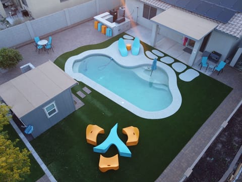 Backyard Oasis with Tonik outdoor furniture. 