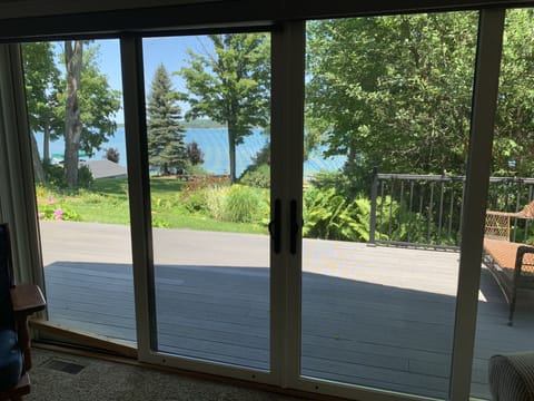 This is the view from the living room