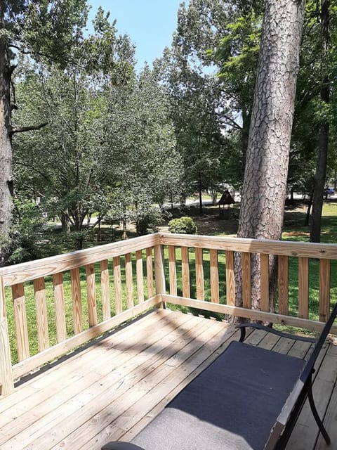 Enjoy your favorite beverage on the deck.