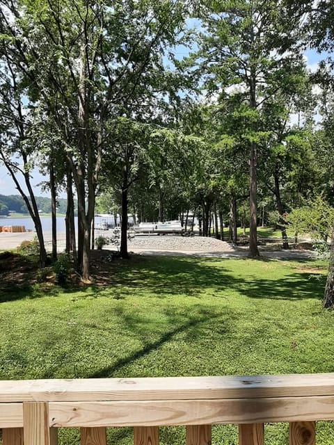 Scenic views of the lake.