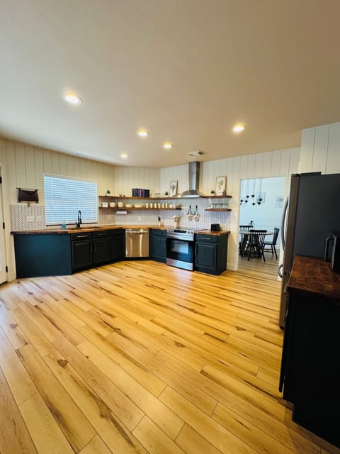 Kitchen from entryway/ living area