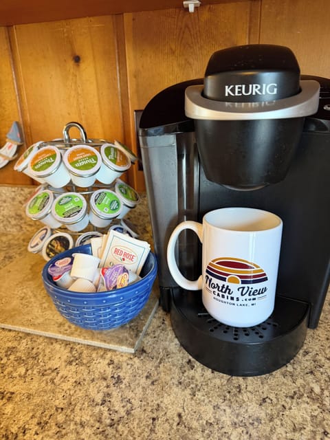 Complimentary starter coffee supplies.