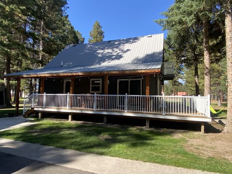 View of porch from driveway