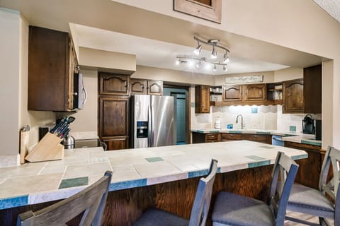 Plenty of counter space for a large buffet.