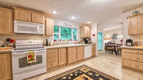 Kitchen View to Dining Room